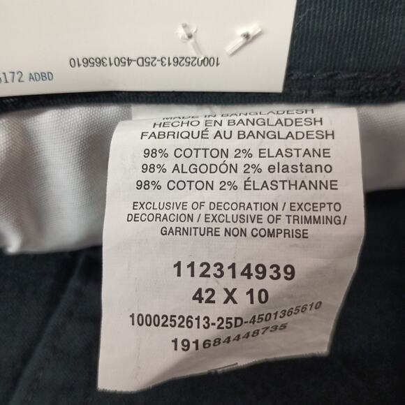 Wrangler Five Star Cargo Shorts Men's Size 42 Black Low Stretch Relaxed Fit - Picture 3 of 4